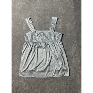 Y2K Cami Top Sequins New York & Company Womens 12 Fairy Party Festival Holiday